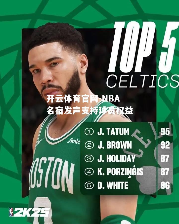 NBA名宿发声支持球员权益